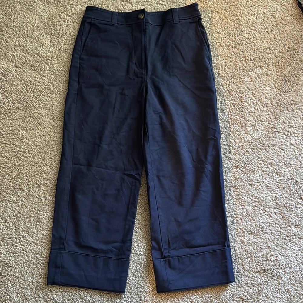 Boden Blue Chinos Cotton Blend Relaxed Fit
